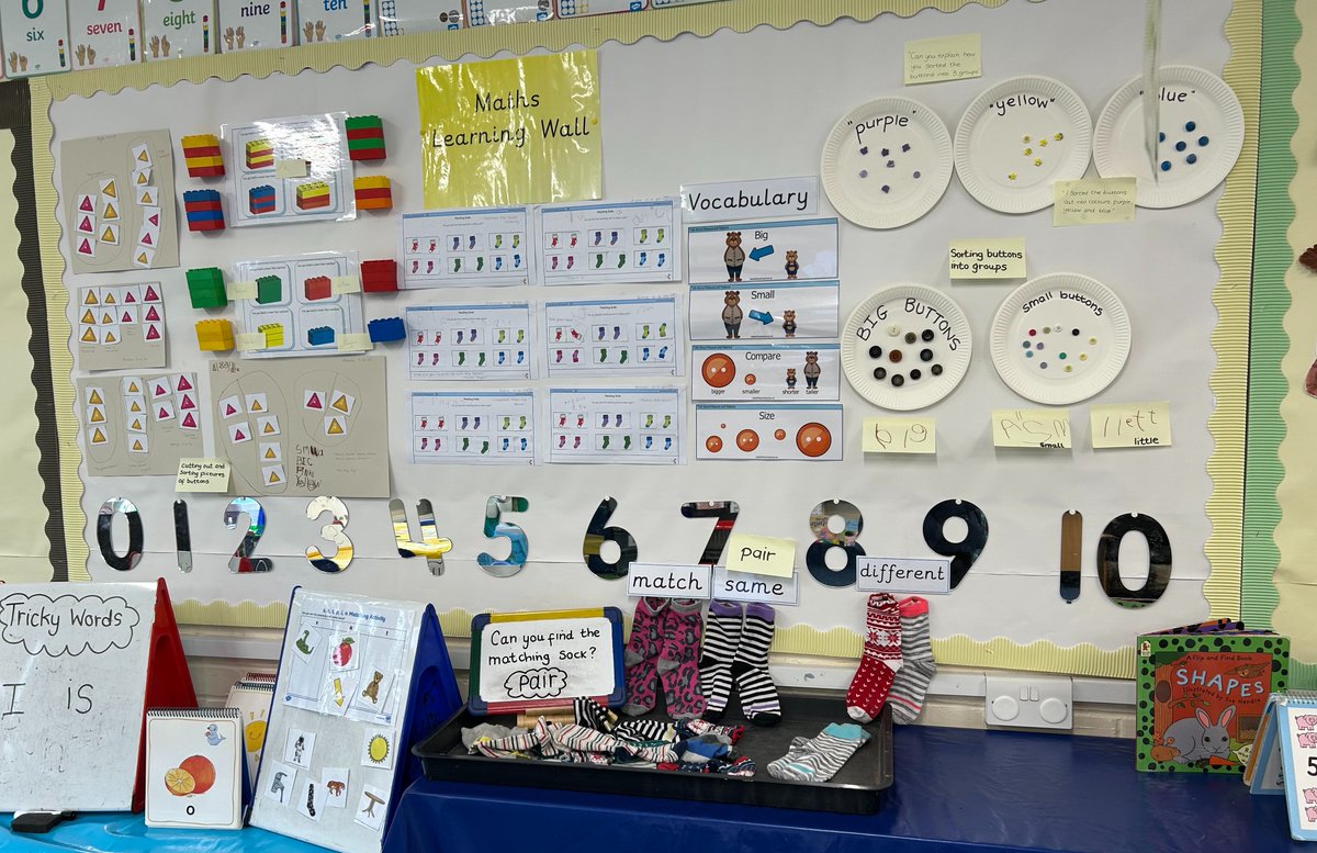 Reception have had another busy week. We have been looking at all the different ways to group different things e.g buttons and natural materials.  Then exploring pattern socks and identifying socks that match their pairs and matching Lego towers. Well done Silver Class.