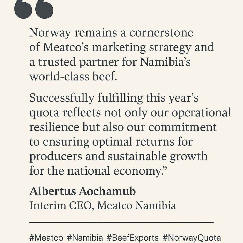 Meatco Namibia tweet media