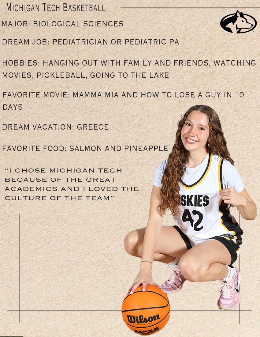 We’re excited to introduce our newcomers for this season. First up is #42, Isabella Hanna 🏀
