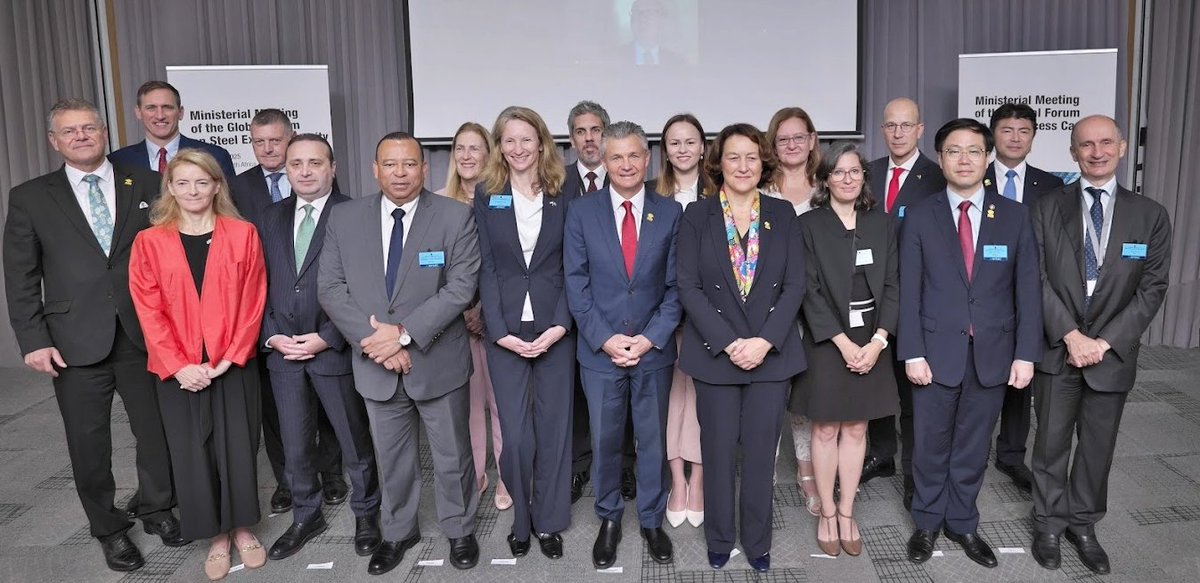 CanadaTrade's tweet photo. 🇨🇦Canada participated in the #GFSEC Ministerial Meeting in South Africa, reaffirming Canada’s commitment to global cooperation for a sustainable & resilient steel sector. 🌎#SteelIndustry #InternationalTrade
More: https://t.co/diNtWEIgKV https://t.co/IBCdvpaLQH