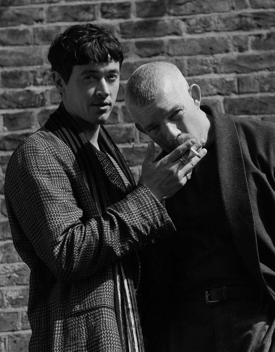 FilmUpdates's tweet photo. Tom Blyth and Russell Tovey photographed by Jason Hetherington for Man About Town https://t.co/1hECPjMsjk