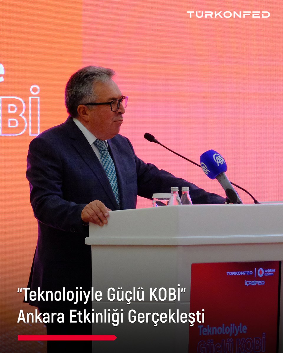 TÜRKONFED ve Vodafone Business iş birliğiyle yürütülen Teknolojiyle Güçlü KOBİ Projesi’nin ikinci etkinliği, İÇASİFED ev sahipliğinde Ankara’da gerçekleşti.
KOBİ’lerin dijitalleşme yolculuğuna güç katmaya devam ediyoruz! 

#TeknolojiyleGüçlüKOBİ #TÜRKONFED #VodafoneBusiness