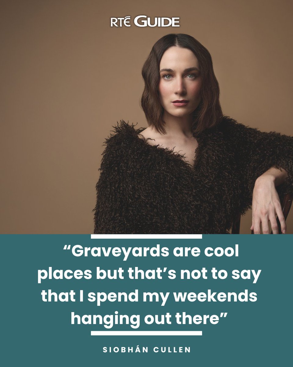 RTE_GUIDE's tweet image. Obituary is back next week and so is local serial killer, Elvira Clancy. But this time someone has the obituary-writing murderer in their crosshairs. In this week's mag we visit the set and talk with Siobhán Cullen.