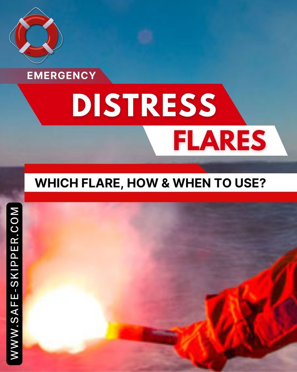 TheBoatingBlog's tweet image. 🆘 Emergency Distress Flares and How to Use Them
Learn how, when and which flares to use!
Essential advice on using:
💥 Handheld flares
💥 Buoyant flares
💥 Electric distress flares
👉 bit.ly/SS_DistressFla…
#sailing #boating #SafeSkipper #FLARES