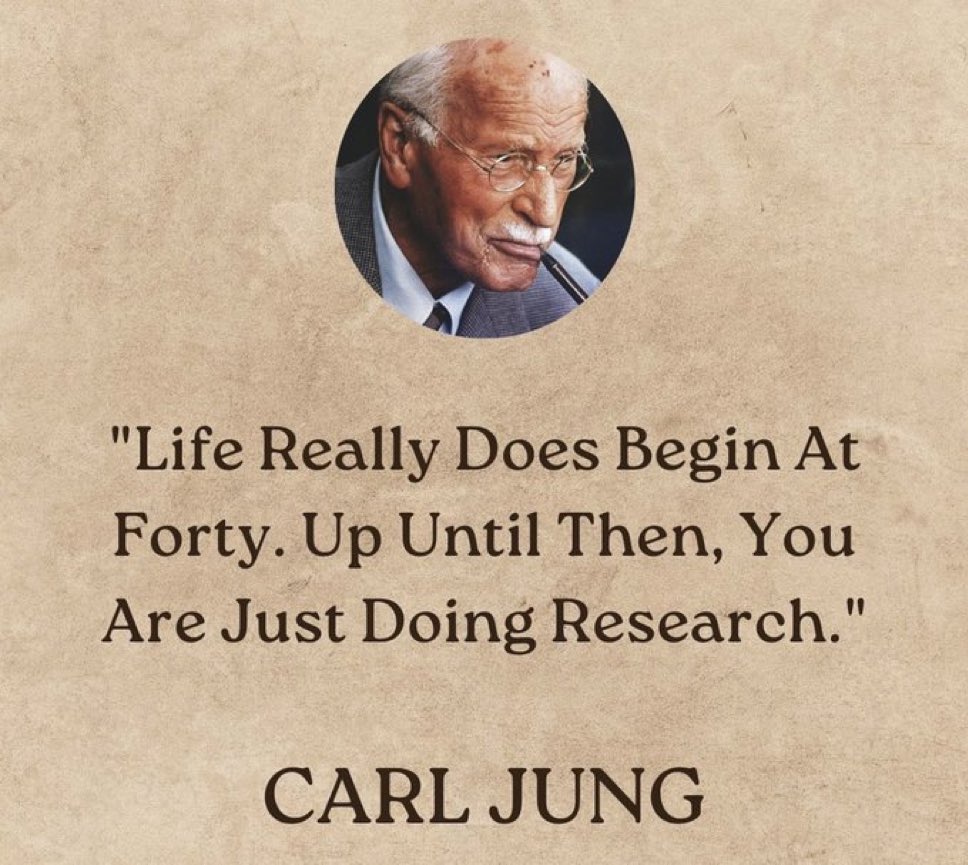 MadAboutStocks_'s tweet image. Interesting to know 😅

I turned 40 couple of months ago . 

#Musings #CarlJung