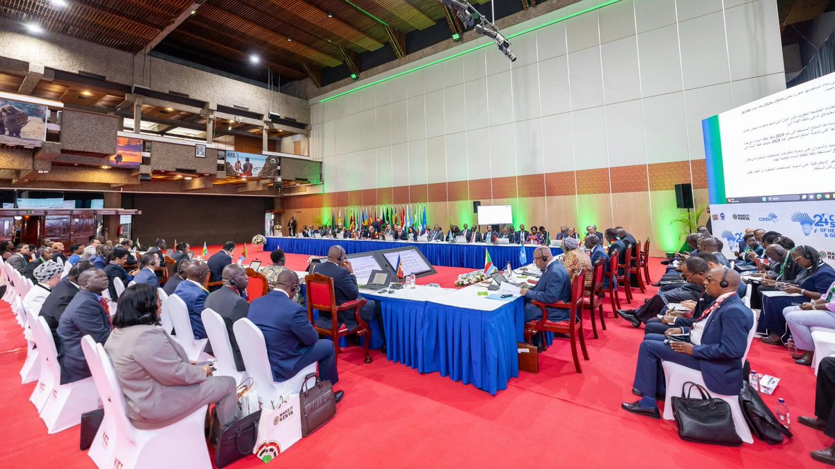 SomaliainKenya's tweet image. The 24th #COMESA Summit concluded in Nairobi with the full participation of #Somalia. Our delegation reaffirmed Somalia’s steadfast commitment to #COMESA vision of advancing regional integration, enhancing economic cooperation, promoting intra-African trade  &amp;amp; non-tariff barriers