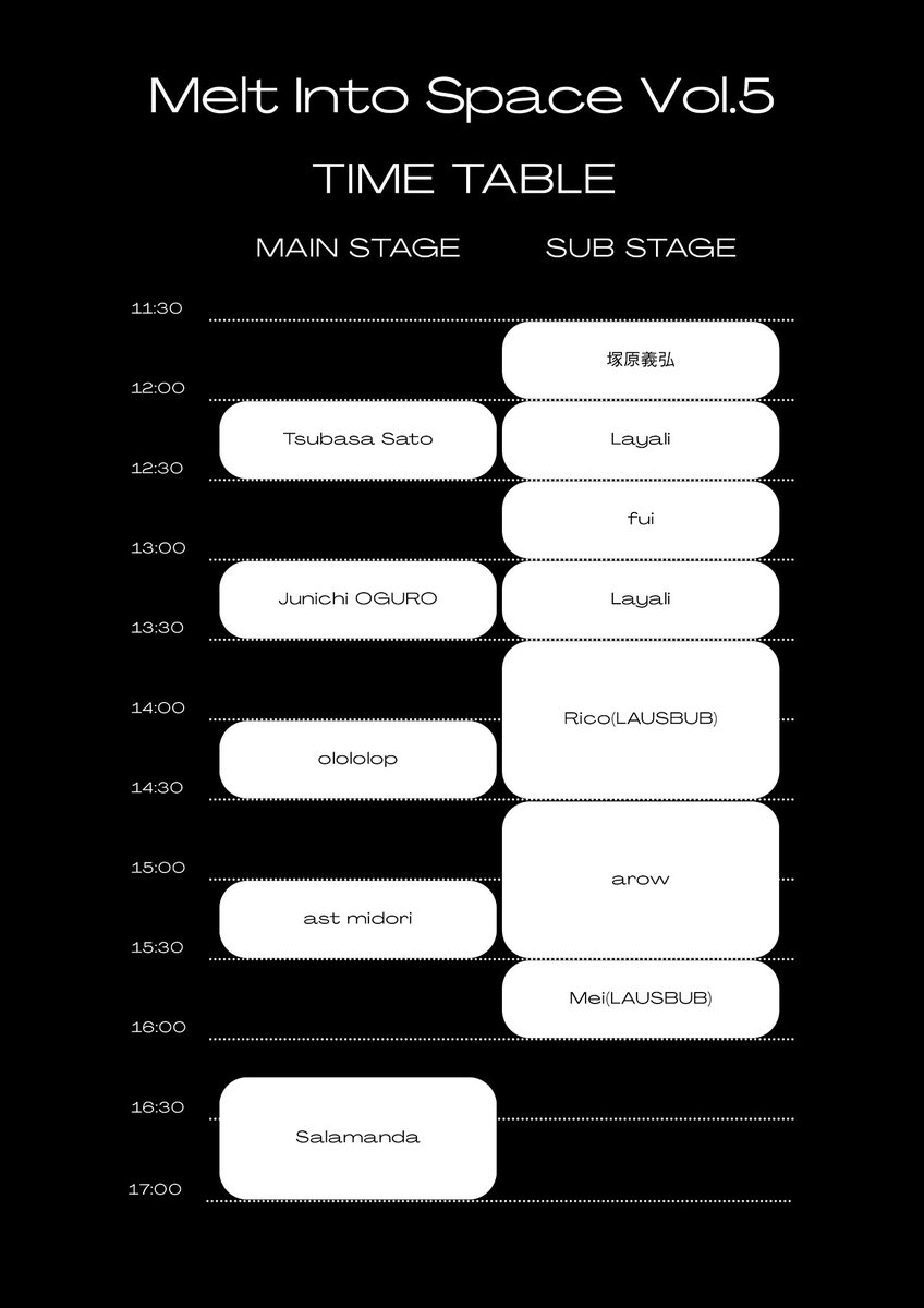 junichioguro's tweet photo. 明後日12(日)昼からLiveします！ゼヒ！

Melt Into Space Vol.5
2025/10/12 Open 11:30 Start 12:00 End 17:00
会場　札幌大谷大学 大谷記念ホール 入場無料
Main Stage：Live　Salamanda（from Seoul）　ast midori（from Osaka）　olololop　Junichi OGURO　Tsubasa Sato　VJ： ITO AOI　Deco： 2= https://t.co/oFGjbObNjG