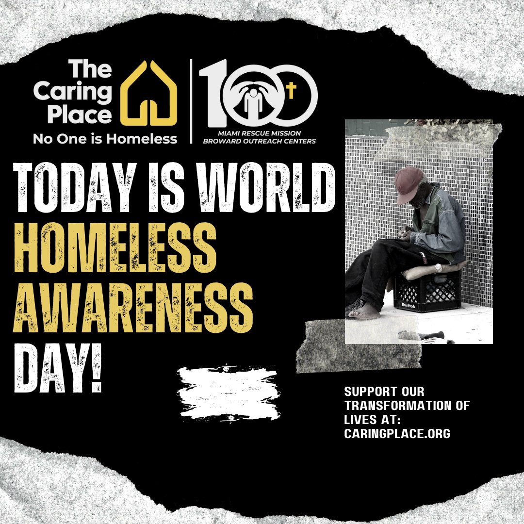 This #WorldHomelessDay, we’re shining a light on homelessness in our community. Together, we can break the cycle through awareness, empathy, and support. Every small act counts — donate, volunteer, or simply share this message. Visit: caringplace.org
#Icare #No1isHomeless
