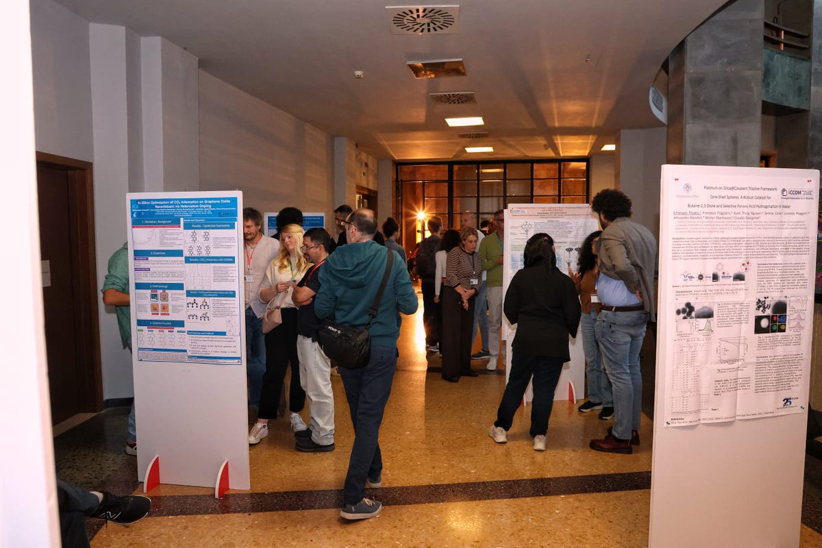 CNR-ICCOM (@cnriccom_social) on Twitter photo Started yesterday! ICCOM days in Bari!
Scientific exchanges and up to date results in #GreenChemistry #MaterialsChemistry #ChemistryforEnergy #ComputationalChemistry #Spectroscopy Started yesterday! ICCOM days in Bari!
Scientific exchanges and up to date results in #GreenChemistry #MaterialsChemistry #ChemistryforEnergy #ComputationalChemistry #Spectroscopy