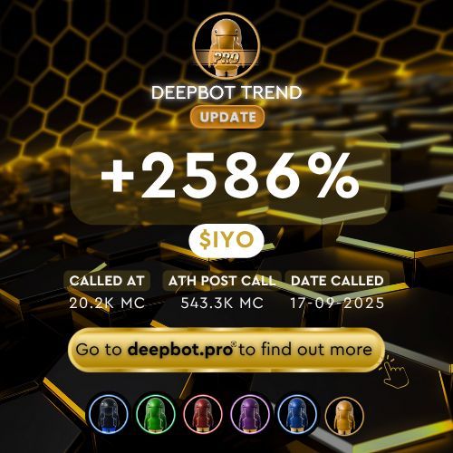 DeepBot_'s tweet image. Everyone has their own SECRET, Ours is DeepBot PRO

To find out more check out deepbot.pro

#DeepBot #DeepBotPRO