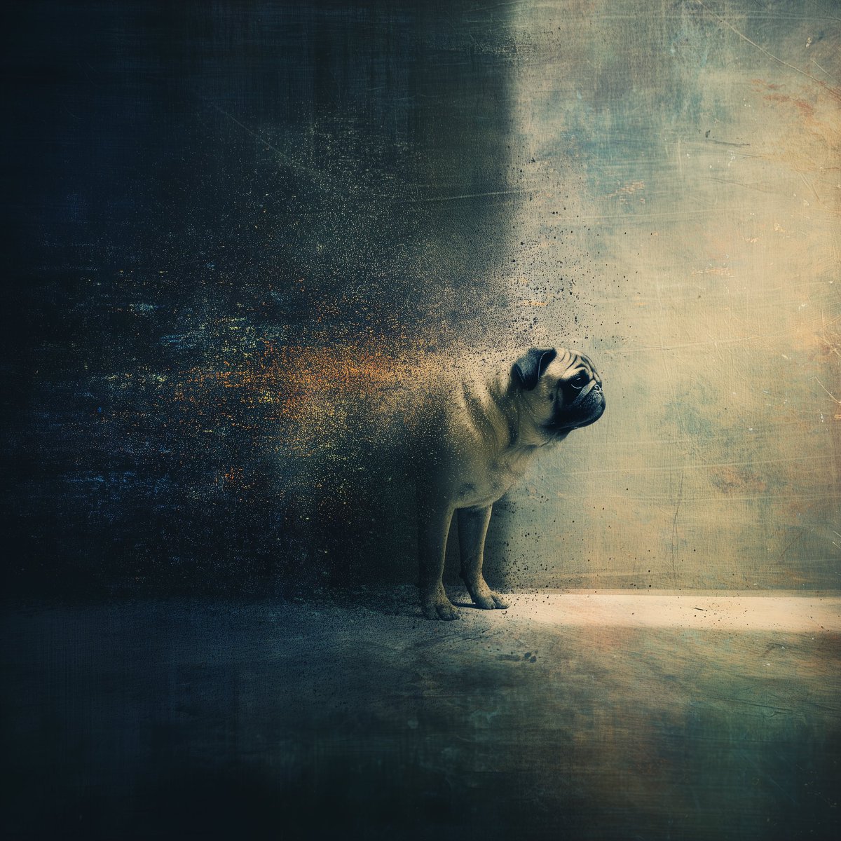 Good Friday morning everyone 🤗

Check out my three submissions to the #graintez event curated by <a href="/coralinesaidso/">CORAlinesaidso.tez 🪞</a> and <a href="/CinziaGabrielPH/">cinziagabrielph.eth</a> 
Last few days left to collect them for 3 tz before the end of the event and burning party 🔥

Grainy Pug #1 
3/5 editions