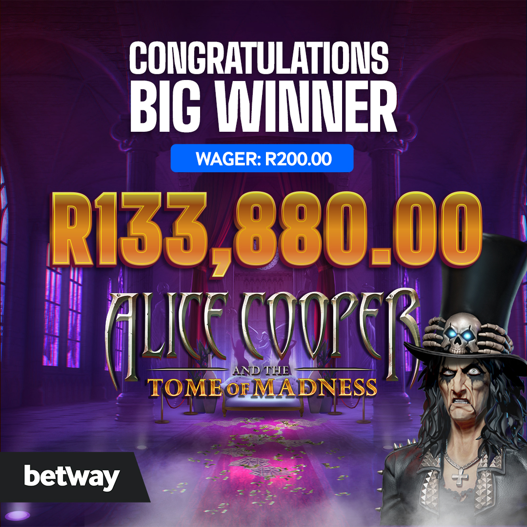 Congratulations to our big winner. 

Alice Coper and Tome of Madness delivering a great win.