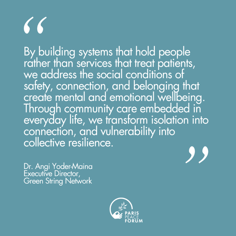 ParisPeaceForum's tweet photo. This #WorldMentalHealthDay, we spotlight Ustawi, a project empowering young Africans in conflict zones through virtual peer-support circles and economic opportunities.

Proud to support this project through our Scale Up program. 🌍