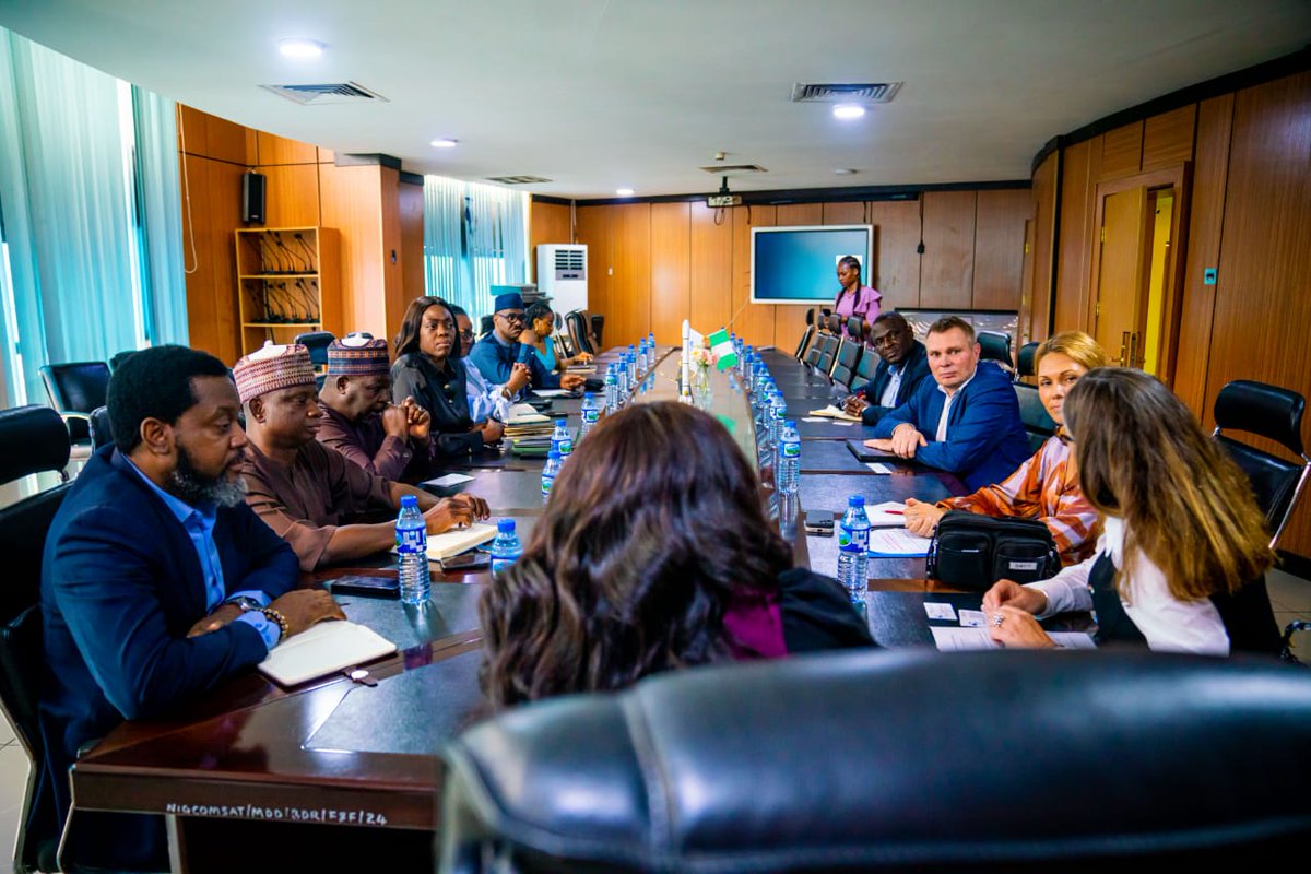 NIGCOMSAT (@nigcomsat1r) on Twitter photo Yesterday, <a href="/NigComSat1R/">NIGCOMSAT</a> Ltd hosted a delegation from the Danish Embassy led by Consul General Ms. Jette Bjerrum.
Our MD/CEO, <a href="/nk_amadi/">Jane</a>, and her team discussed satellite communication & explored areas of collaboration.
The team included <a href="/sternula/">Sternula</a> CEO, Lars Moltsen. Yesterday, <a href="/NigComSat1R/">NIGCOMSAT</a> Ltd hosted a delegation from the Danish Embassy led by Consul General Ms. Jette Bjerrum.
Our MD/CEO, <a href="/nk_amadi/">Jane</a>, and her team discussed satellite communication & explored areas of collaboration.
The team included <a href="/sternula/">Sternula</a> CEO, Lars Moltsen.