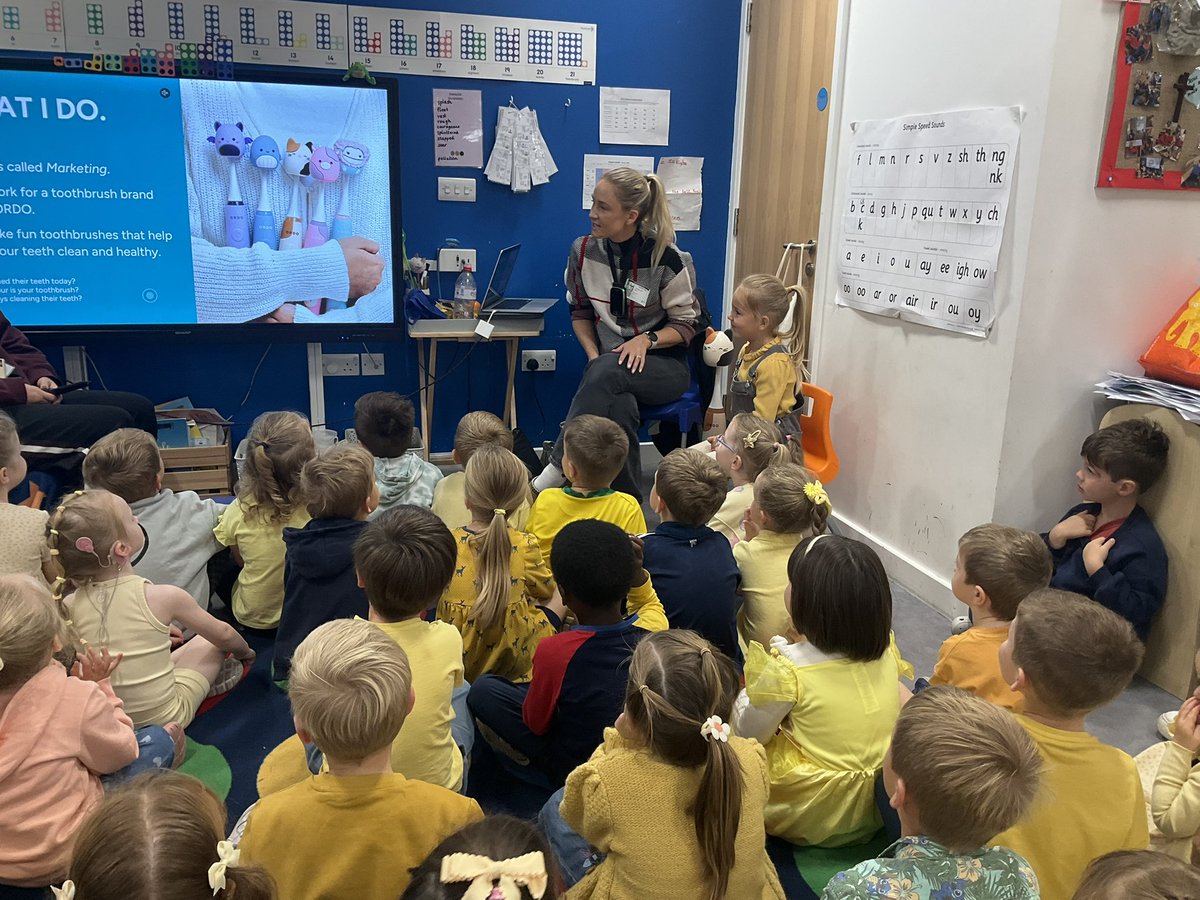 EYFS had another special visitor today! We learnt all about the importance of brushing our teeth and saw some fantastic toothbrushes! We have then been busy designing our own toothbrushes! Thank you so much! 🦷🪥 #davrnhameyfs