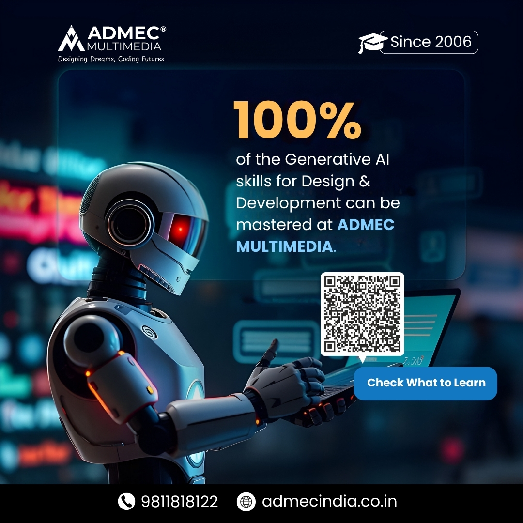 admecinstitute's tweet image. Level up your skills with ADMEC’s Generative-AI Master Course — a complete Diploma in Generative AI Development for design and development professionals! 💻admecindia.co.in/course/advance…

#GenerativeAICourse #GenerativeAIMasterCourse #DiplomaInGenerativeAI