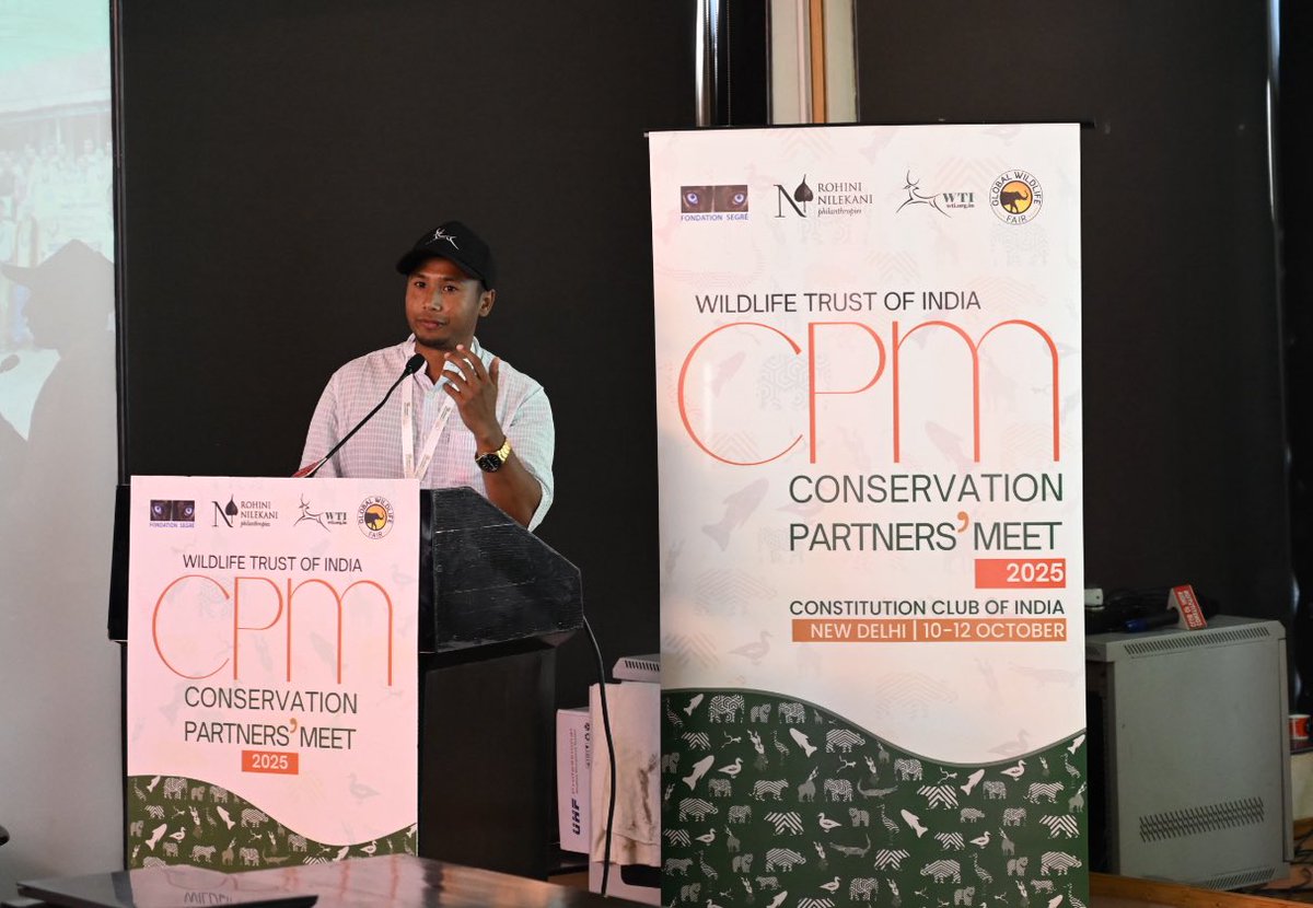 wti_org_india's tweet photo. The 2nd edition of the #ConservationPartnersMeet started today in collaboration with the #GlobalWildlifeFair. More than 60 of our partners from across the country have joined us for the 3-day event to discuss diverse conservation challenges and solutions.
#InServiceOfNature https://t.co/wpWxhe1kEY