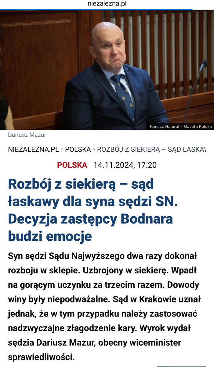 <a href="/bielawska_s/">Sylwia Bielawska</a> <a href="/w_zurek/">Waldemar Żurek</a> <a href="/MaGromadzk51161/">Małgorzata Gromadzka</a> <a href="/ko_klub/">KP Koalicja Obywatelska 🇵🇱✌️</a> <a href="/MS_GOV_PL/">Min. Sprawiedliwości</a> No tak...