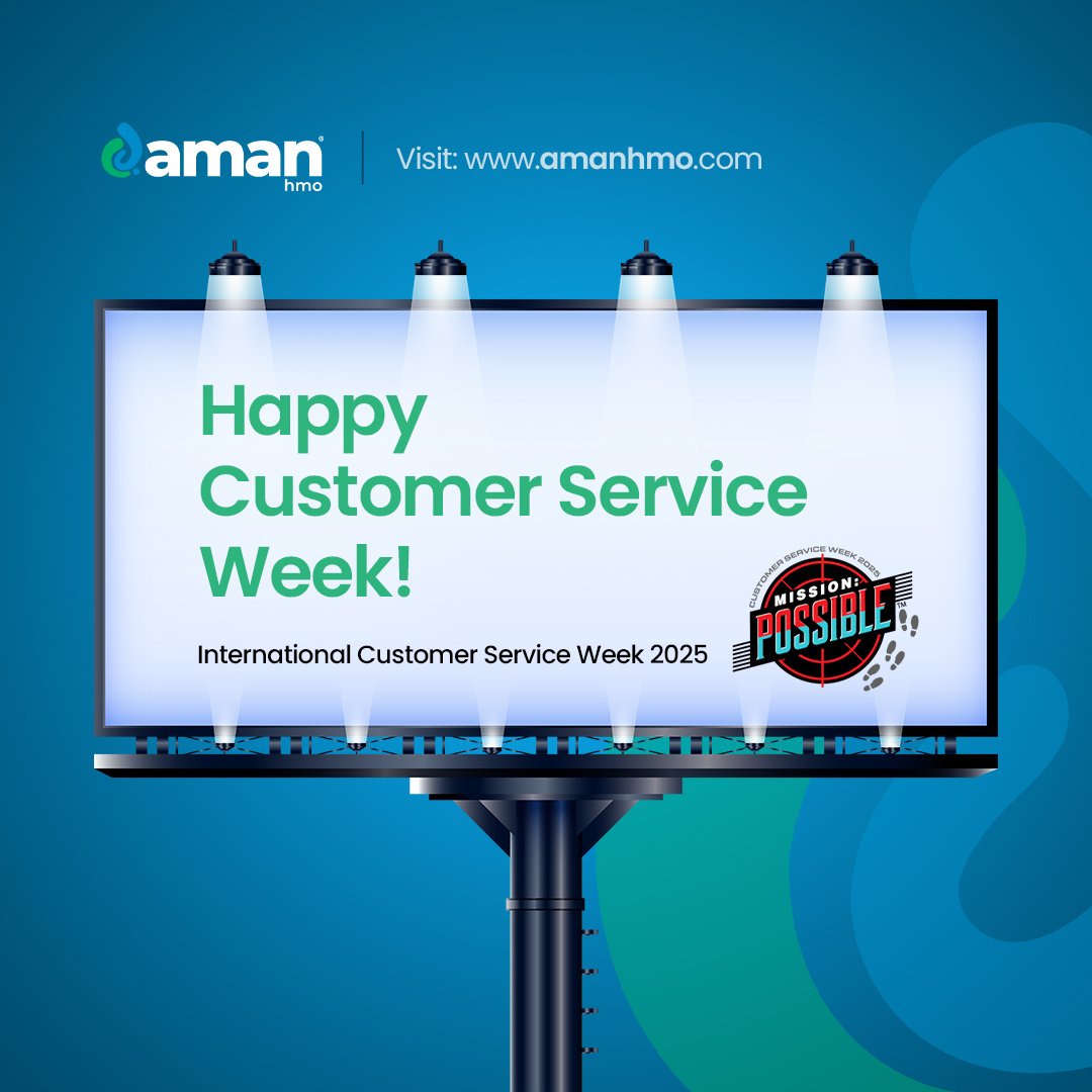 This Customer Service Week, we celebrate YOU! 

Thank you for choosing Aman HMO.