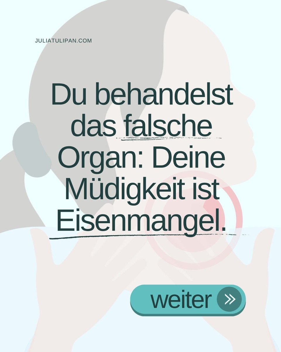 PaleoLC's tweet image. Ständig müde trotz Schilddrüsenhormonen? Das wahre Problem ist oft nicht die Dosis, sondern dein Eisen! Expertin Alexandra Nau erklärt, warum Ferritinwerte unter 50 fatal sein können. #Hashimoto #Schilddrüsengesundheit #Hormonbalance ➡️ Ganze Folge auf youtu.be/S9I660h4Fyw
