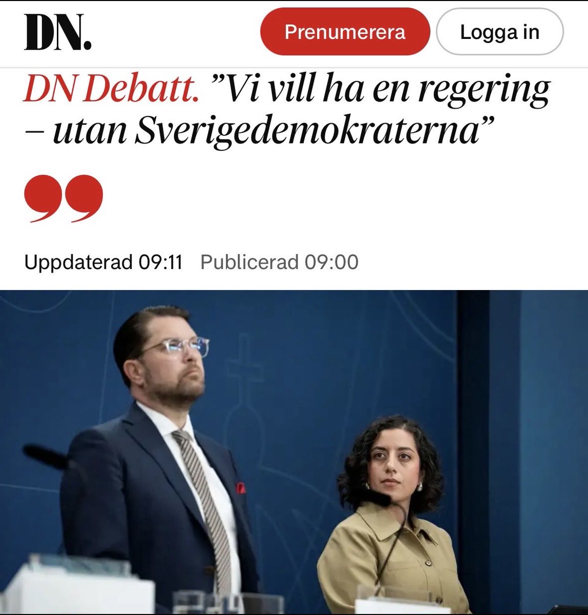 Richard Jomshof tweet media