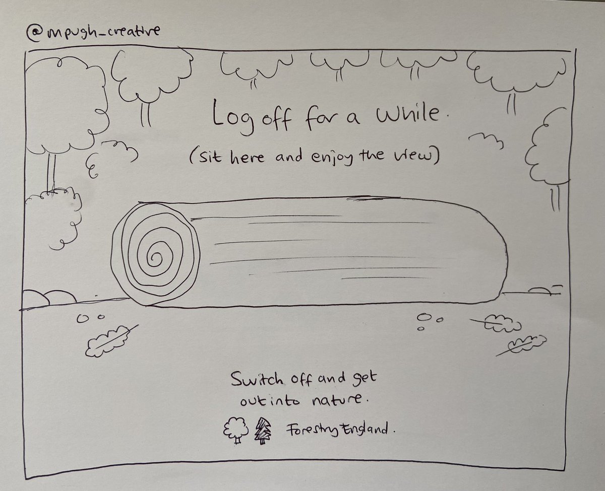 One Minute Brief of the Day - 10/10/25
Create posters to advertise ANYTHING to #DefeatTheDoomscroll for #WorldMentalHealthDay  <a href="/OneMinuteBriefs/">One Minute Briefs ⏱️</a> 

Campaign idea for <a href="/ForestryEngland/">Forestry England</a>