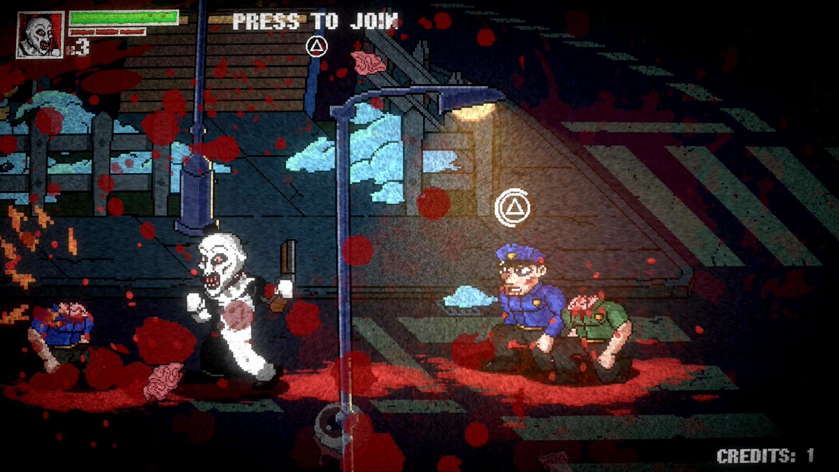 AsmodeusQueen's tweet photo. My favorite season is back! Its spooky season and I got to play the Terrifer Game Demo. I am loving it. https://t.co/fWNvRZMJox