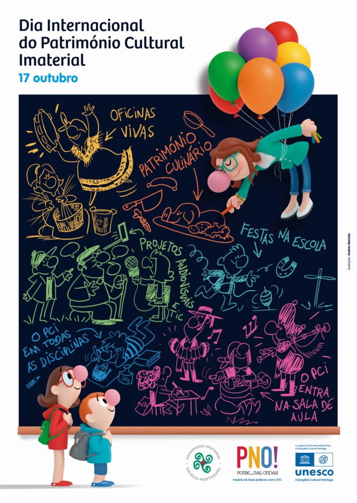 📣 Dia Internacional do Património Cultural Imaterial (PCI) – 17 outubro!!🎉

✨ Propostas de Ponte... Nas Ondas! para celebrar o PCI na escola ✨ 🙋‍♀️👧👦

+ ℹ️ nas webs de PNO!  📲

ℹ️ pontenasondas.org/propostas-para…📲