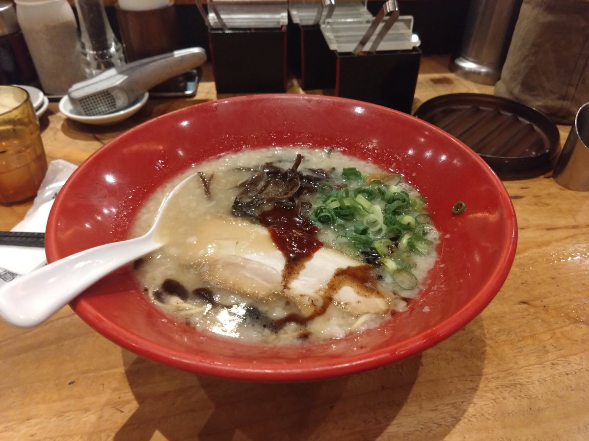 本日は一風堂に来店。安定してる。

#先3ファンティアダイブ