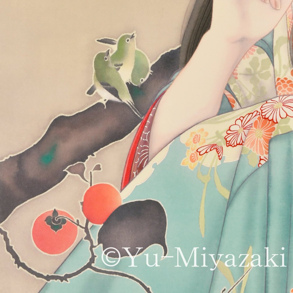 宮﨑優　日本画　青楓 宮﨑優 日本画 青楓