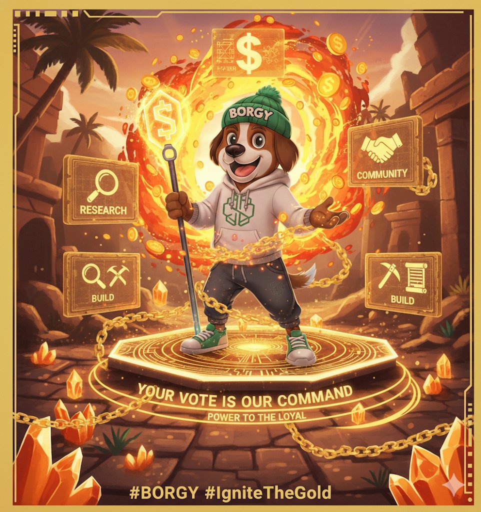 Sayif_Veo's tweet image. The $BORGY roadmap isn&apos;t set in stone—it&apos;s shaped by every member of our pack. Whether it&apos;s NFTs, games, or merch, the community decides our next move.
Power to the loyal. #BORGY #CommunityDriven @borgysol