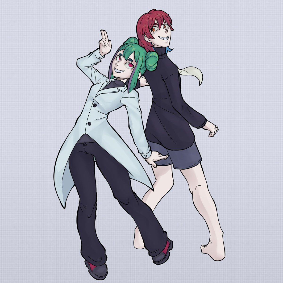 xironekoo's tweet photo. 緑野とLKです。
サーセン。僕は少し疲れたいます。 https://t.co/PMthFg4q09