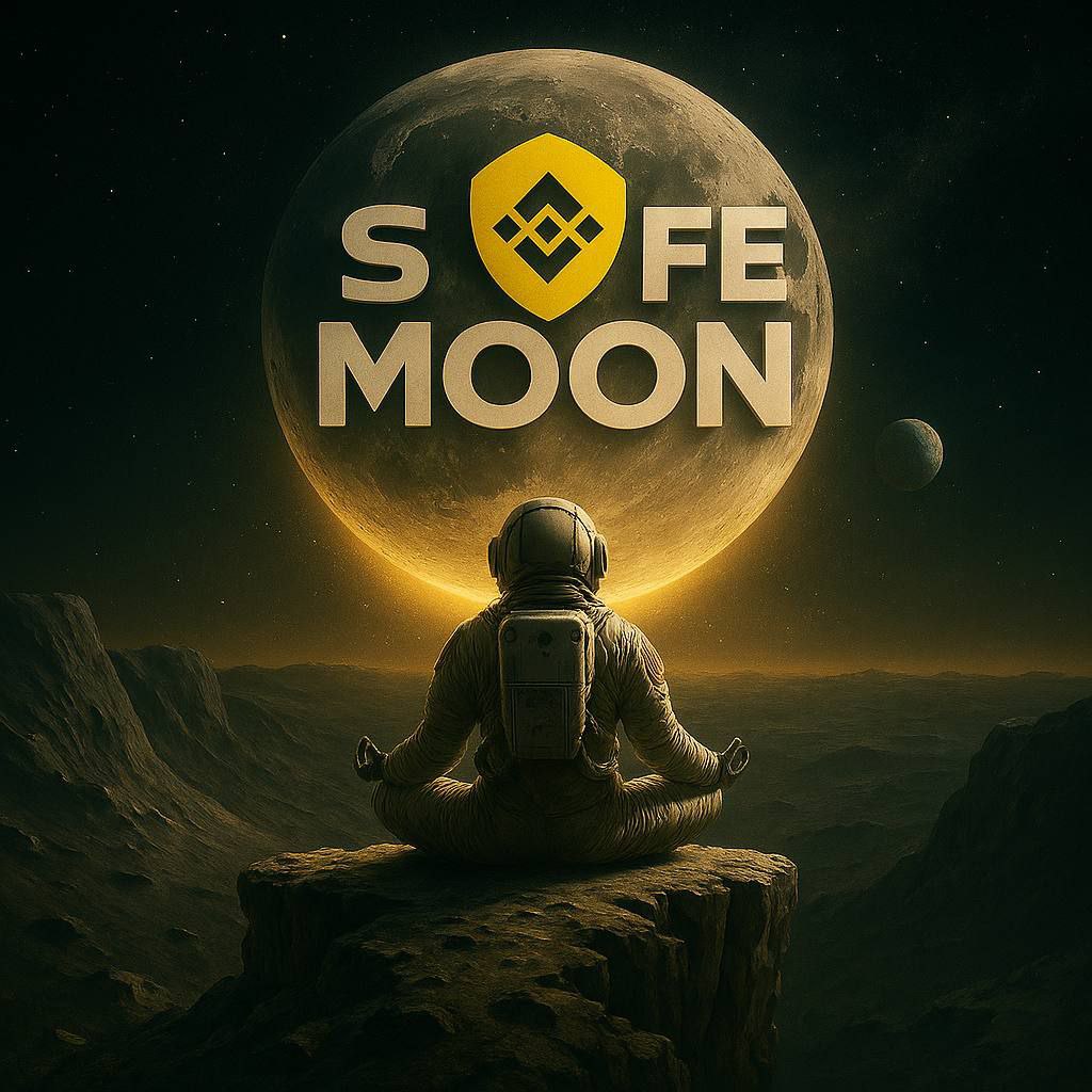 Meme of people holding $SMOON bags