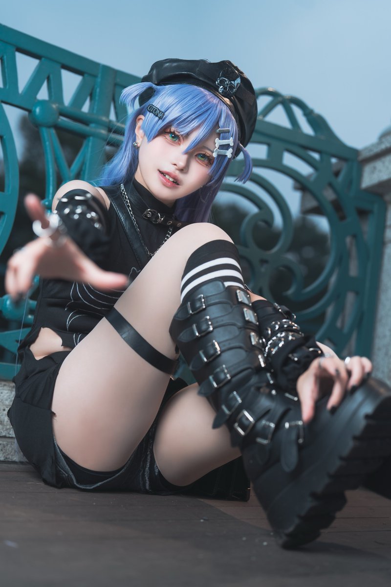 nyoru_nyokki's tweet image. cos 夜乃くろむ💀⛓️

📷@yuu_Photo05 #アコスタ鶴舞
