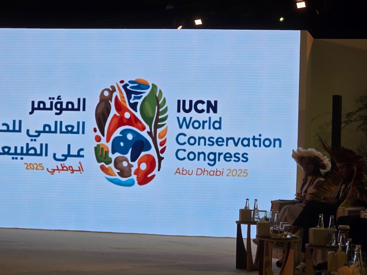 airnewsalerts's tweet image. Union MoS (Environment, Forest and Climate Change), Kirti Vardhan Singh, led India’s intervention at the High-Level Roundtable Dialogue with IUCN President, Razan Khalifa Al Mubarak, at the IUCN World Conservation Congress in Abu Dhabi.

Deliberating on the theme of the session -…