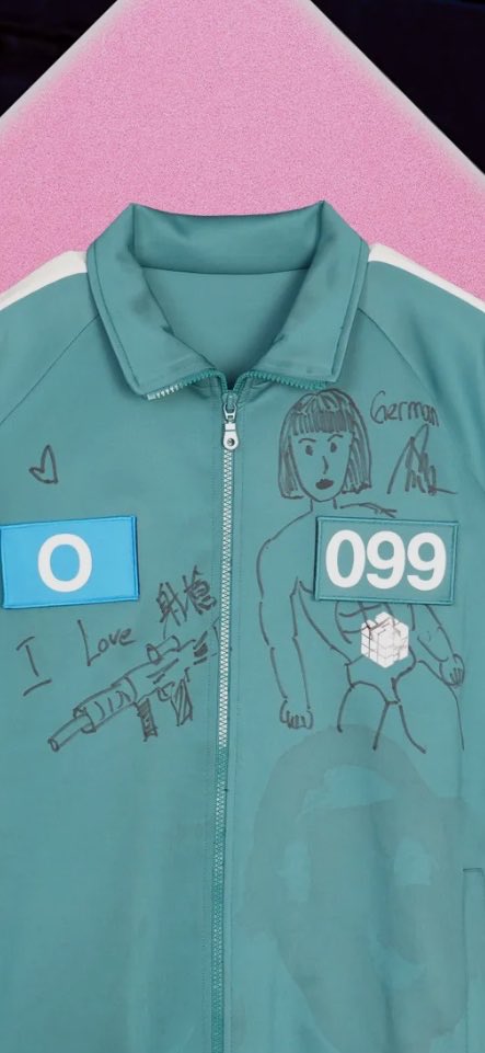 richi_walledin's tweet image. イカゲーム風バラエティ番組「墨魚遊戲2」におかっぱ頭で出演するジャーマン・チョンくん、アクションだけでなく絵の才能もお持ちのようです。番組ロゴとおパンツの位置関係については偶然なのか意図的なのか気になるところです。
#張文傑 
trialanderror.stanly.co/auction/99