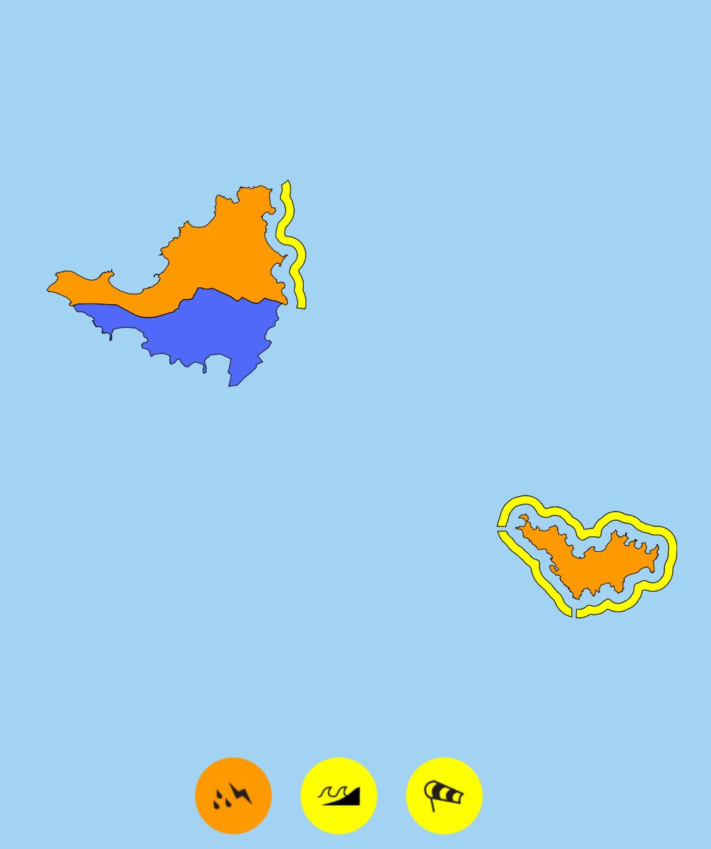 Changement de vigilance pour les îles du nord