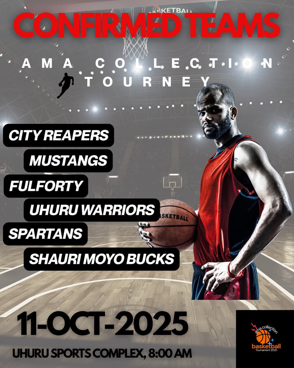 For the first time we will be having a Basketball tournament courtesy of Ama collection and Imfortel #TwendeBasketball
