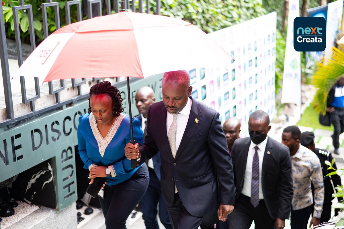 NextCreata's tweet image. Moments of Hon. Deputy Speaker @Thomas_Tayebwa arriving at @nextmediaug park! 

#NextInfluencer #CreateWhatsNext
