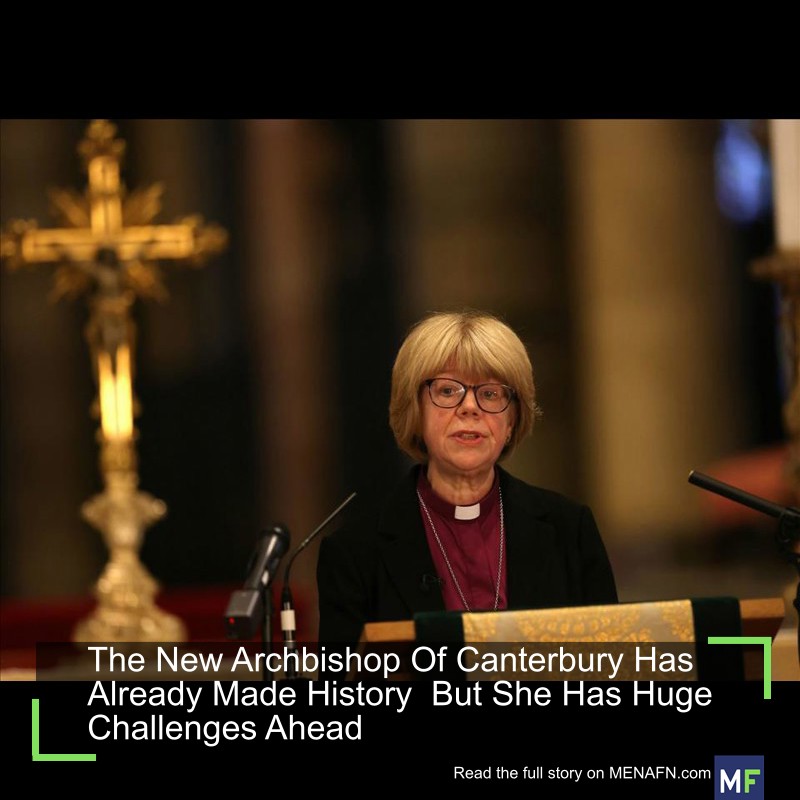 MENAFN's tweet image. The New Archbishop Of Canterbury Has Already Made History But She Has Huge Challenges Ahead #Archbishop #Canterbury #Already #Made #History #Huge #Challenges #Ahead #USA #Russia #Biden #Ukraine #War #Palestine #Gaza #Israel # dlvr.it/TNbN13