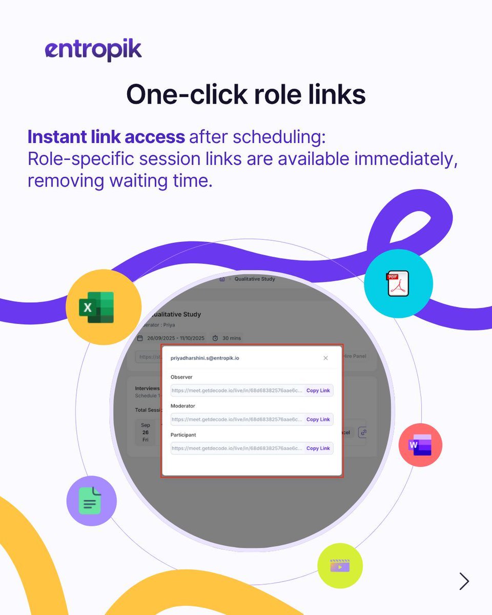 entropik_io's tweet image. It’s Friday, which means another #DecodeDrop ✨

This week, we’re making Qualitative Research smoother from setup to transcripts.
Explore more: entropik.io 

#Entropik #DecodeDrop #Innovation #ConsumerInsights #QualitativeResearch #UXResearch