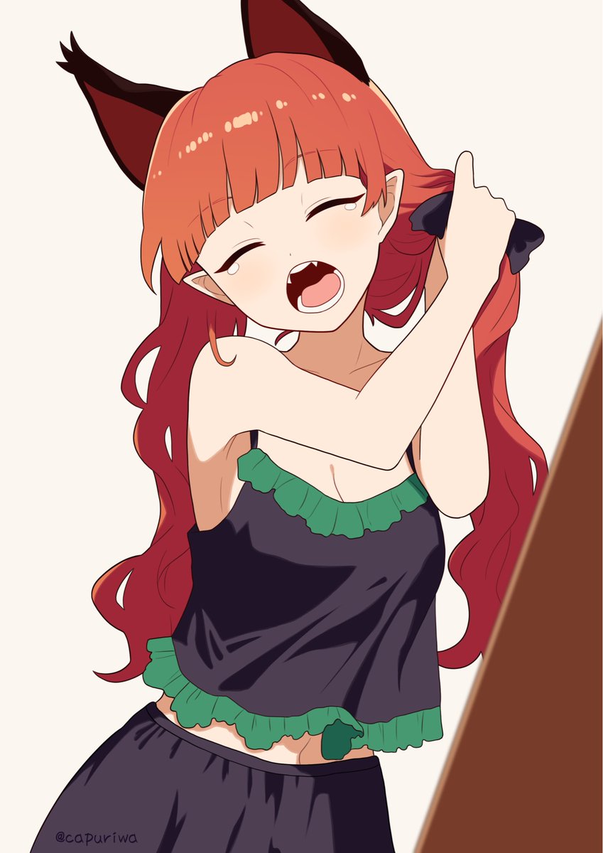 capuriwa's tweet photo. #東方Projectᅠᅠᅠᅠ 
んにゃああああぁぁぁ https://t.co/eLanq9ZwFu