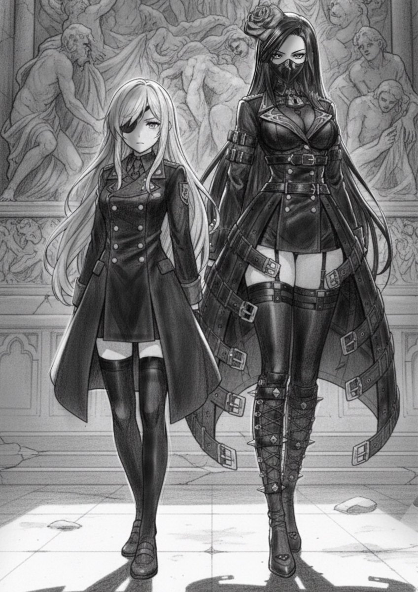 NIKKE_NIKKE2nd's tweet image. 途中まで進めて放置してた
エクスターナー部隊
ギロチンを普段の大きさ程度に
悪魔城ドラキュラのパロディで
選ばなかったものの一つ
#メガニケ　#NIKKE #エクスターナー部隊
#ギロチン　#メイデン