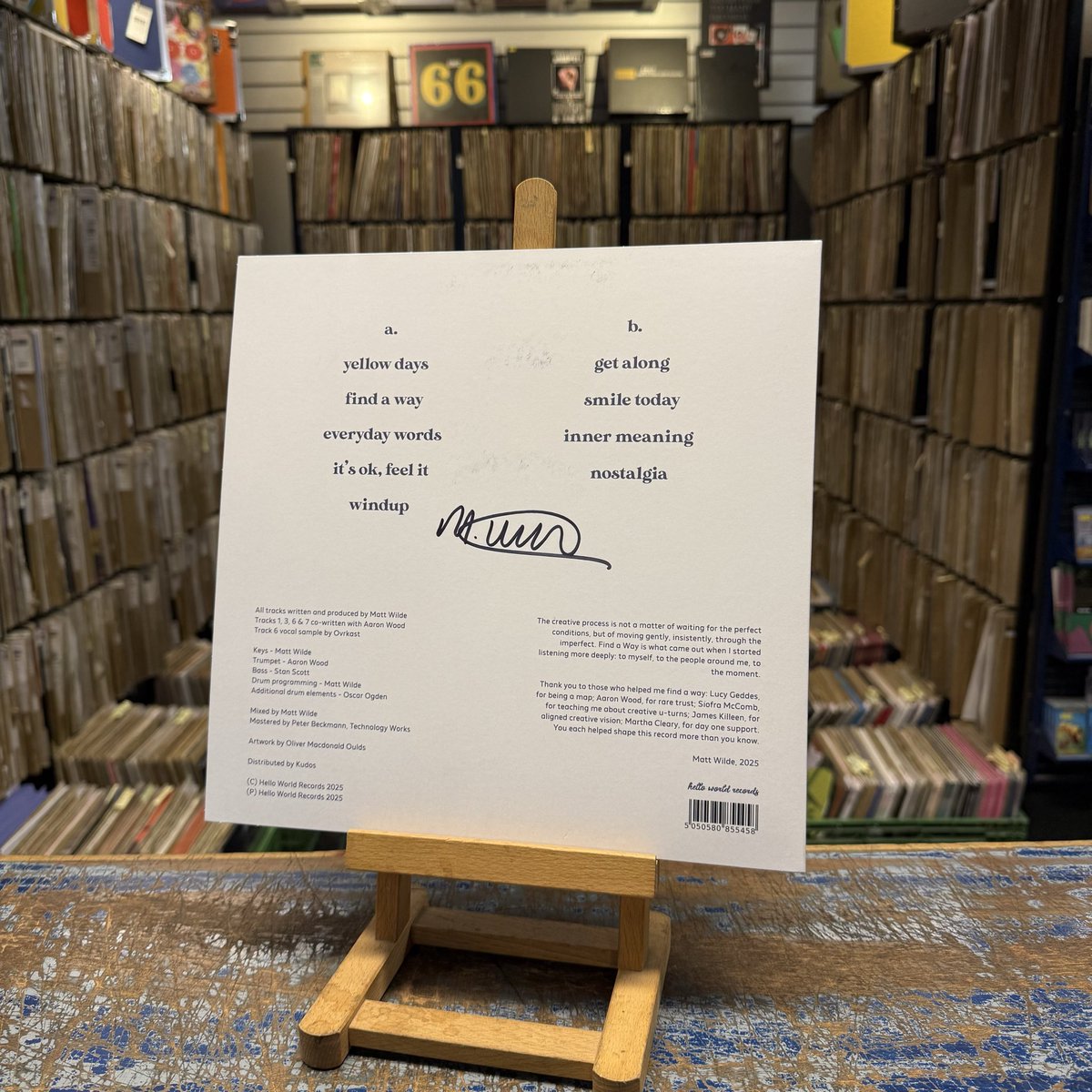 'Find a Way' is the new album from Manchester-based pianist, composer, and producer Matt Wilde, released via his own imprint Hello World Records.

Grab a signed copy here👇

piccadillyrecords.com/163256/Matt-Wi…

<a href="/mattwildemusic/">Matt Wilde</a> <a href="/kudosrecords/">Kudos Records</a>