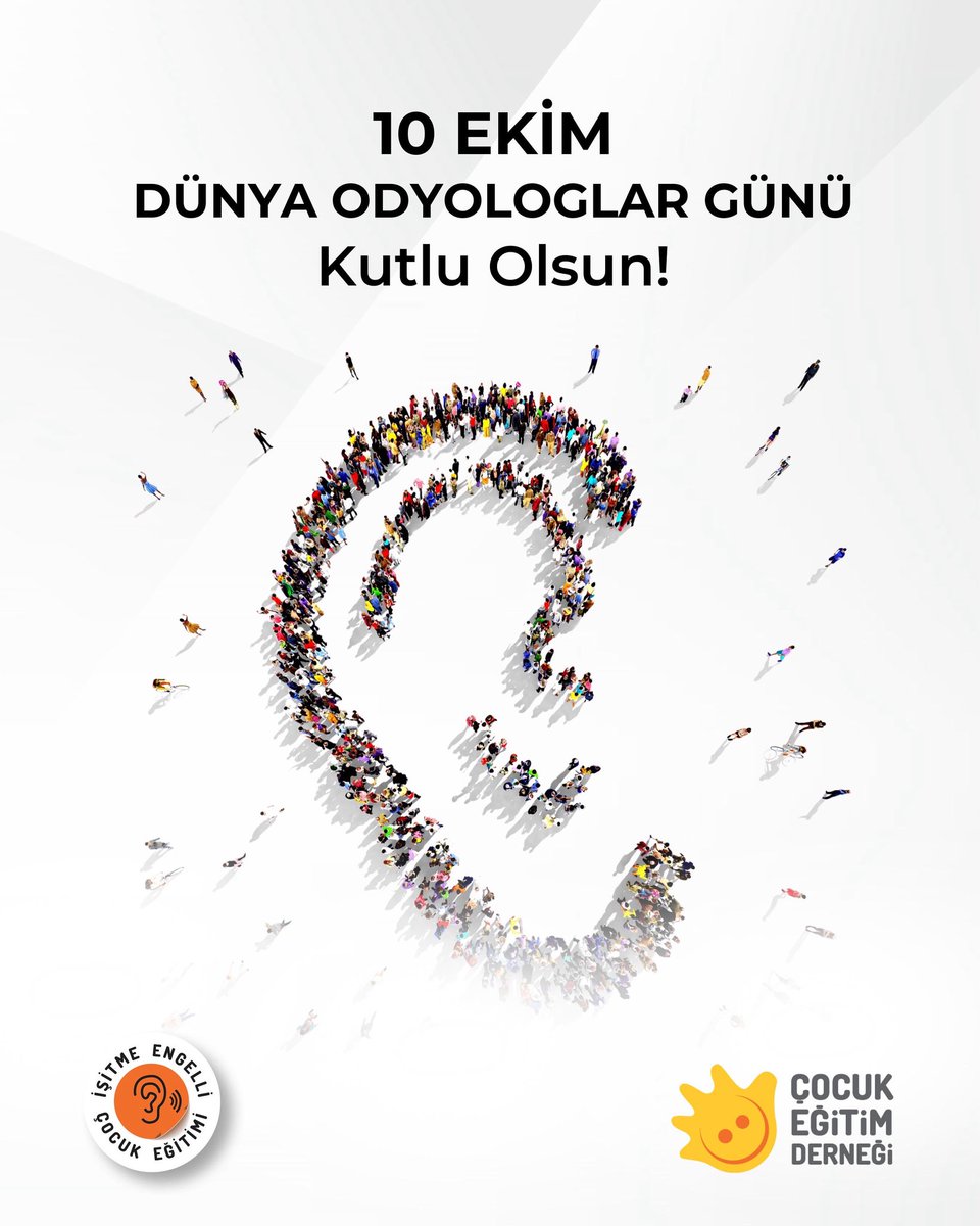 10 Ekim Dünya Odyologlar Günü Olsun. !
#DünyaOdyologlarGünü #İşitmeFarkındalığı #ÇocukEğitimDerneği #çed #çocukeğitimi #işitmeengelliler #koklearimplant #özelegitim #isitseltehabilitasyon