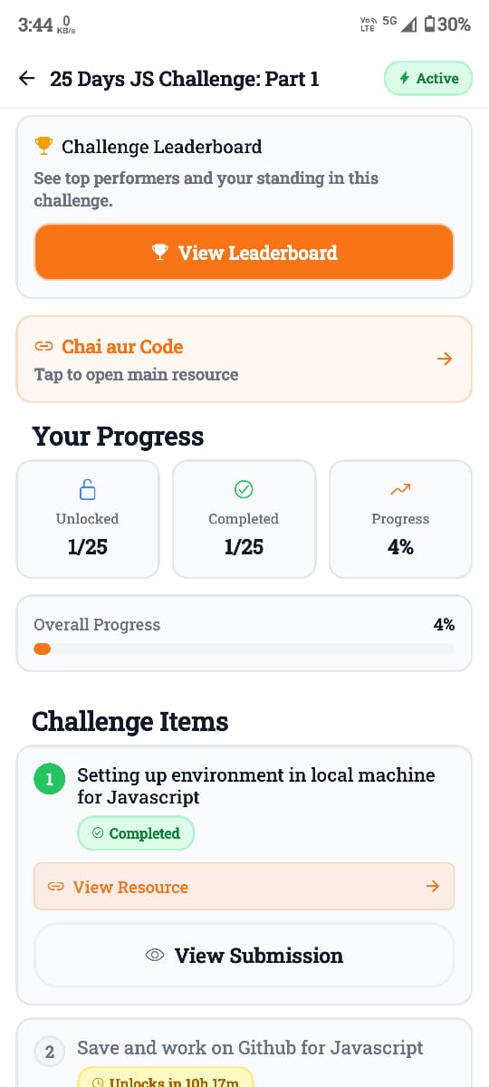 codeXninjaDev's tweet image. 🚀Day 1 of the 25 Days JavaScript Challenge by Chai Aur Code! ☕💻
Set up my local JS environment with VS Code and Node.js a simple but essential start! Excited to keep learning and coding every day.
@ChaiCodeHQ @Hiteshdotcom
#chaiaurcode #javascript #hiteshchoudhary #masterji