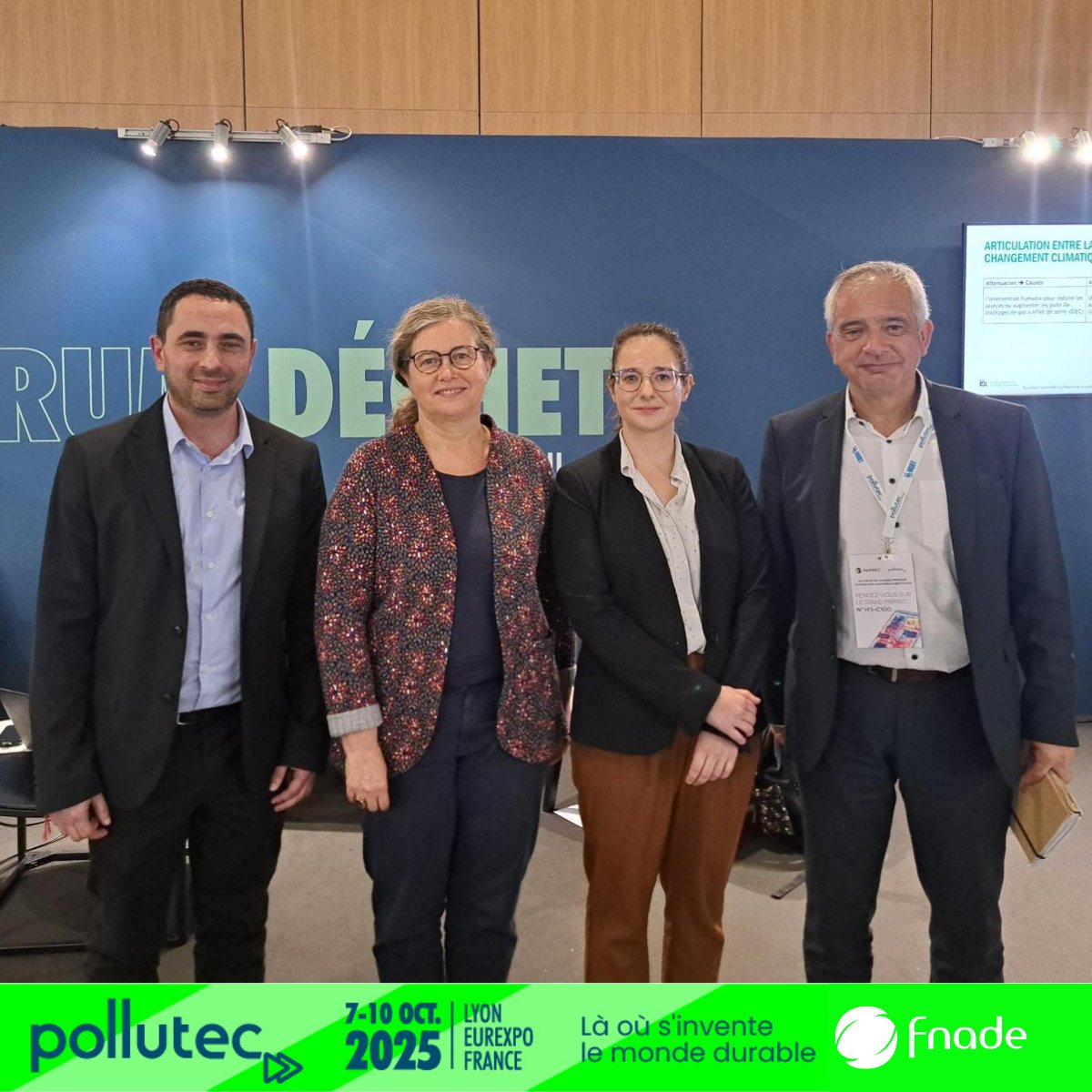 #polluteclyon2025 Hier s'est déroulée la conférence "Adaptation du secteur des déchets aux changements climatiques : risques et opportunités de transition" au Forum Déchets.