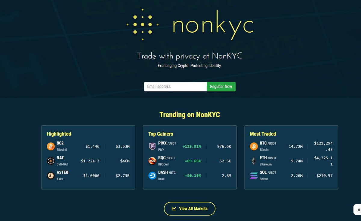 $PIVX trending on top-tier privacy exchange <a href="/nonkyc_exchange/">NonKyc.io</a> as the current top gainer!

+113% in the past 24 hours!

LETS GOO PIVX