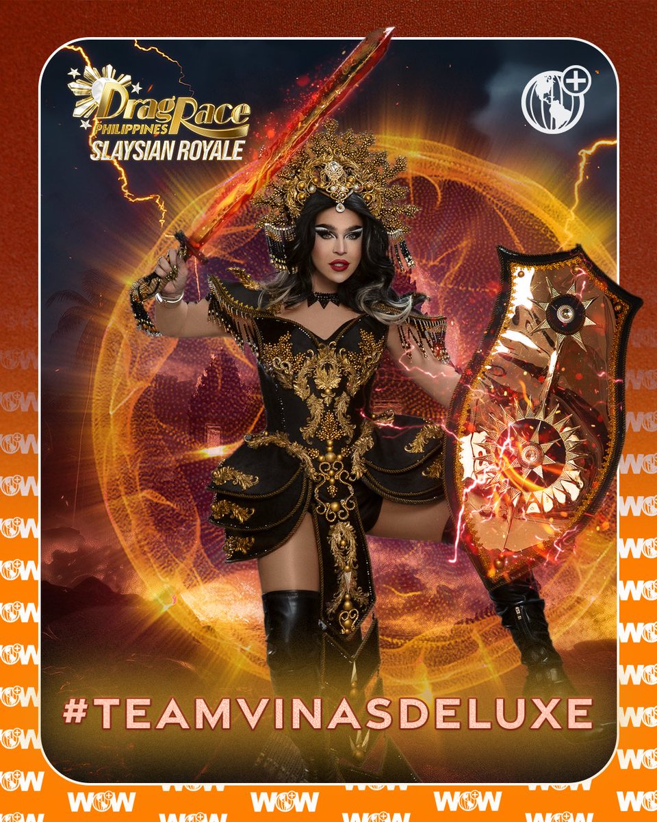 dragraceph's tweet image. Are you #TeamVinasDeLuxe? 👑
Let your voice be heard if you want to see Viñas DeLuxe (@VinasDeluxe) snatch the crown in next week’s Grand Finale!
🌏 Drag Race Philippines: #SlaysianRoyale ONLY on @wowpresentsplus: bit.ly/44vSlRB