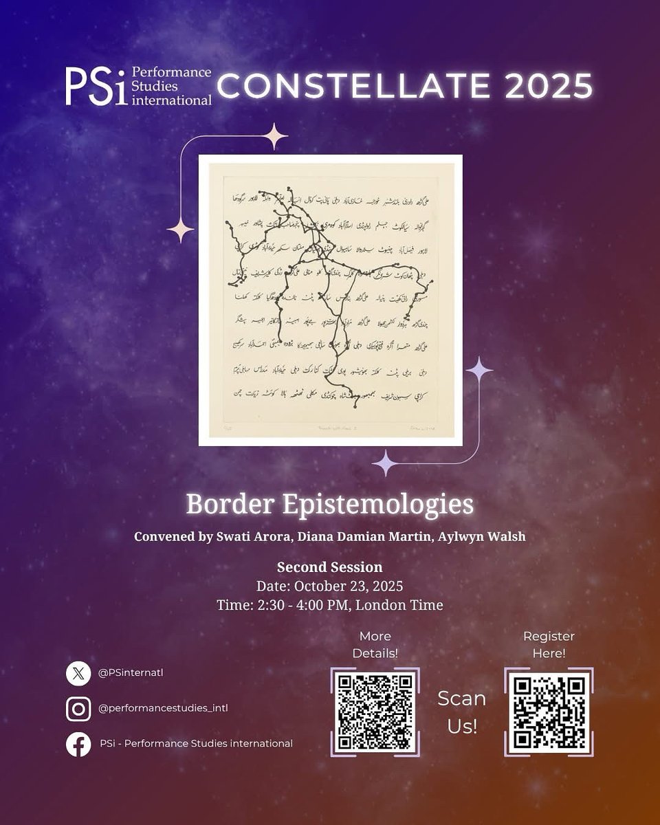 𝐏𝐒𝐢 𝐂𝐨𝐧𝐬𝐭𝐞𝐥𝐥𝐚𝐭𝐞 𝟐𝟎𝟐𝟓: 𝐁𝐨𝐫𝐝𝐞𝐫 𝐄𝐩𝐢𝐬𝐭𝐞𝐦𝐨𝐥𝐨𝐠𝐢𝐞𝐬 𝟐𝐧𝐝 𝐞𝐝𝐢𝐭𝐢𝐨𝐧

𝗗𝗮𝘁𝗲: 𝟮𝟯 𝗢𝗰𝘁𝗼𝗯𝗲𝗿, 𝟮𝟬𝟮𝟱
𝗧𝗶𝗺𝗲: 𝟮:𝟯𝟬 - 𝟰:𝟬𝟬 𝗣𝗠 𝗟𝗼𝗻𝗱𝗼𝗻 𝗧𝗶𝗺𝗲

Scan the QR codes in the attached image to register for the program.